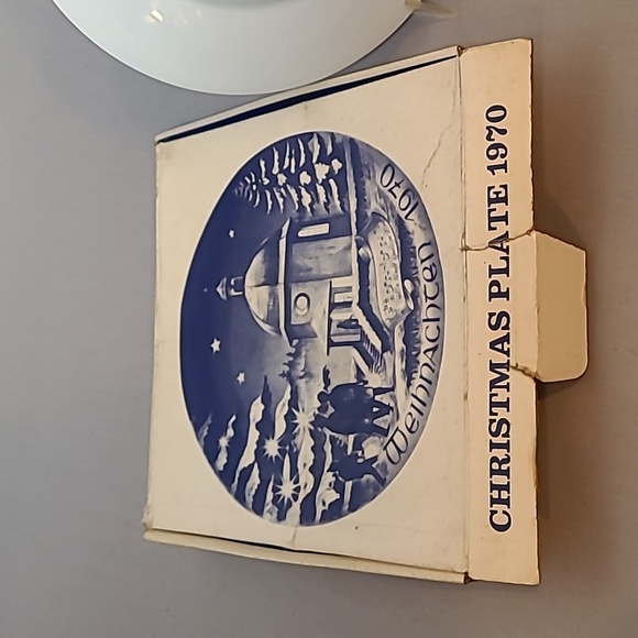 Bareuther Weihnachten 1970 Porcelain Christmas Plate - Picture 4 of 6